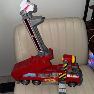 Paw Patrol Red Fire Truck Kids Toy Action Car Marshall